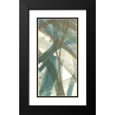 Intertwined I Black Modern Wood Framed Art Print with Double Matting by Jill, Susan