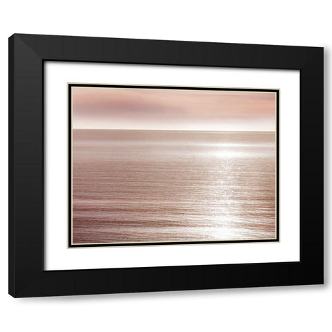 La Jolla Black Modern Wood Framed Art Print with Double Matting by Paulson, Don