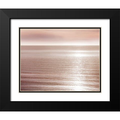 La Jolla Black Modern Wood Framed Art Print with Double Matting by Paulson, Don