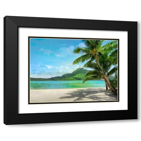 Getting There Black Modern Wood Framed Art Print with Double Matting by Calascibetta, Mike