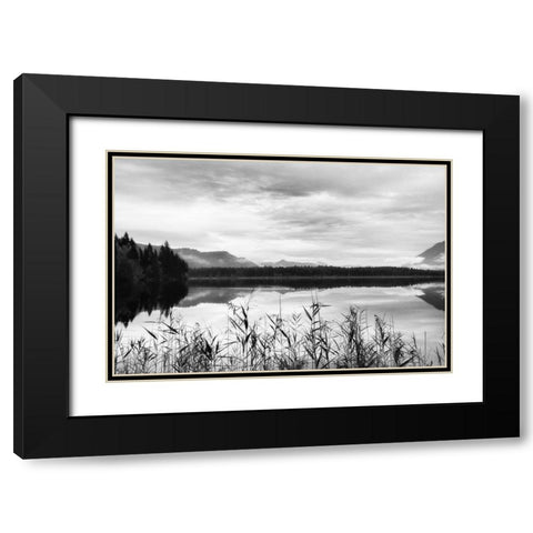 Another Place Black Modern Wood Framed Art Print with Double Matting by Weisz, Irene