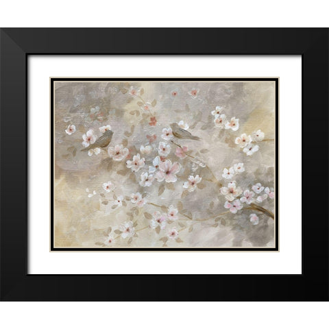 Early Spring Black Modern Wood Framed Art Print with Double Matting by Nan