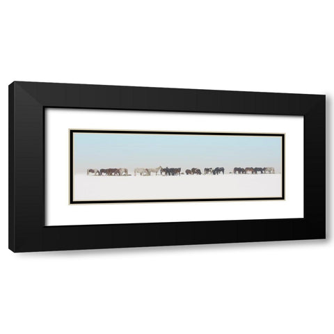 Big Sky Country Black Modern Wood Framed Art Print with Double Matting by Delimont, Danita
