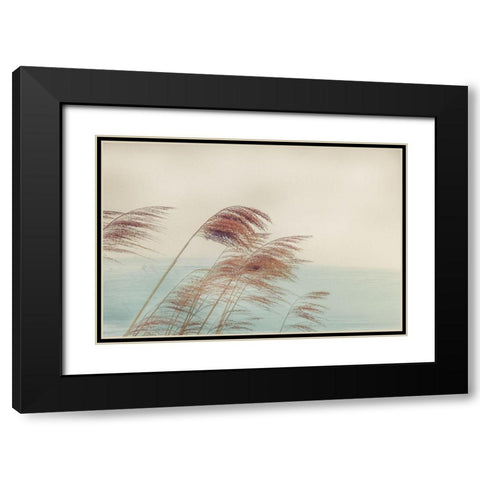 Windy I Black Modern Wood Framed Art Print with Double Matting by Weisz, Irene