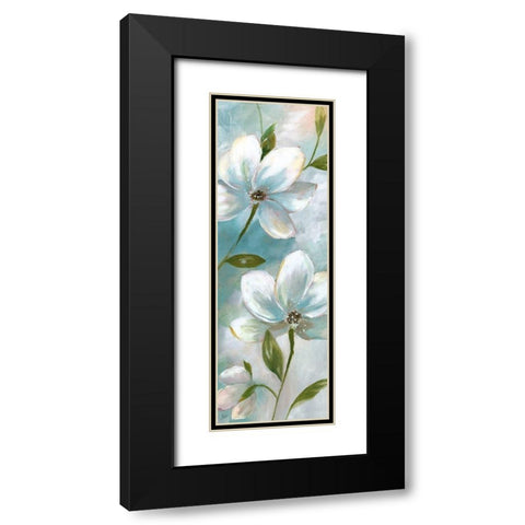 Spring Promise I Black Modern Wood Framed Art Print with Double Matting by Nan