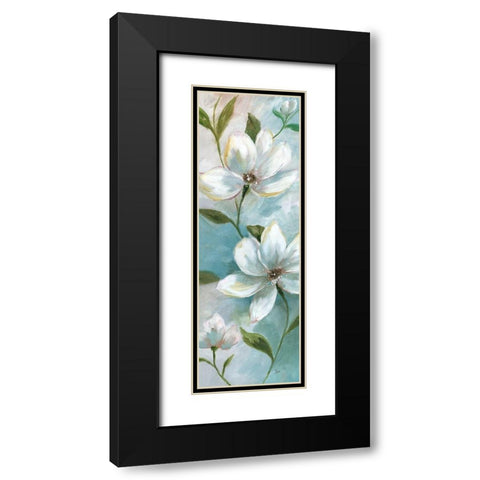 Spring Promise II Black Modern Wood Framed Art Print with Double Matting by Nan