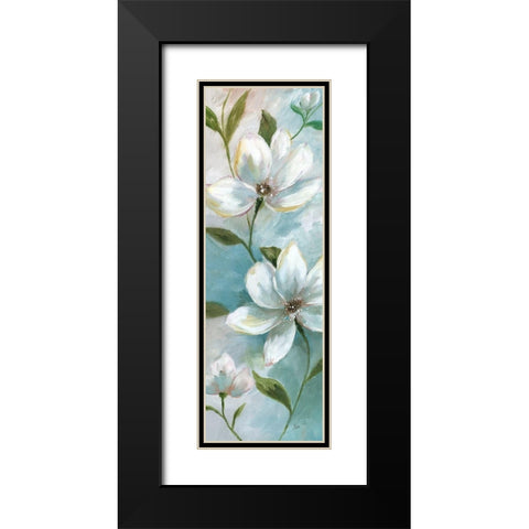 Spring Promise II Black Modern Wood Framed Art Print with Double Matting by Nan