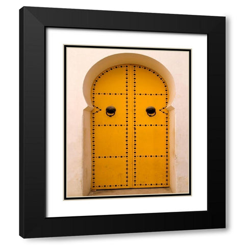 Medina in Tunis Black Modern Wood Framed Art Print with Double Matting by Delimont, Danita
