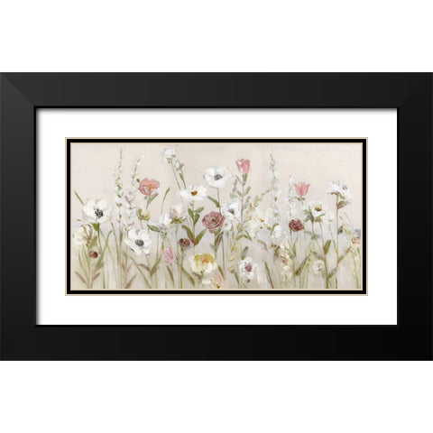 Bloomin Around Black Modern Wood Framed Art Print with Double Matting by Swatland, Sally