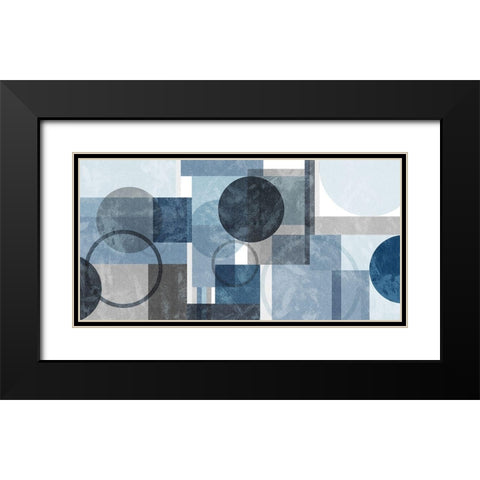 Chelsea Dusk Black Modern Wood Framed Art Print with Double Matting by Carpentieri, Natalie