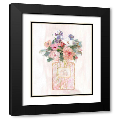 Perfume Bouquet II Black Modern Wood Framed Art Print with Double Matting by Swatland, Sally