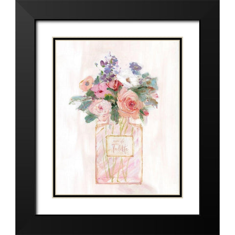 Perfume Bouquet II Black Modern Wood Framed Art Print with Double Matting by Swatland, Sally