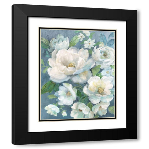 Cottage Radiance I Black Modern Wood Framed Art Print with Double Matting by Nan