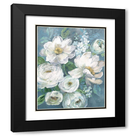 Cottage Radiance II Black Modern Wood Framed Art Print with Double Matting by Nan