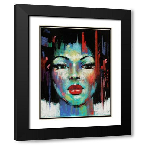Pop Pastel I Black Modern Wood Framed Art Print with Double Matting by Orme, E. Anthony