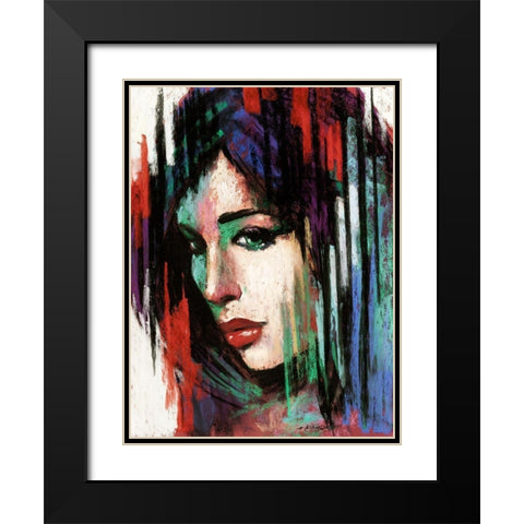 Pop Pastel II Black Modern Wood Framed Art Print with Double Matting by Orme, E. Anthony