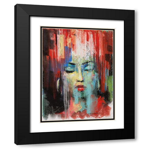 Pop Pastel III Black Modern Wood Framed Art Print with Double Matting by Orme, E. Anthony