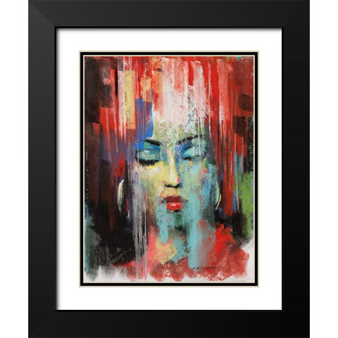 Pop Pastel III Black Modern Wood Framed Art Print with Double Matting by Orme, E. Anthony