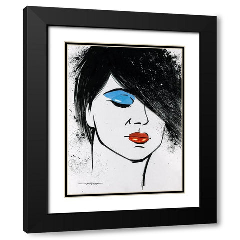 Sketch Pop I Black Modern Wood Framed Art Print with Double Matting by Orme, E. Anthony