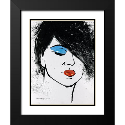Sketch Pop I Black Modern Wood Framed Art Print with Double Matting by Orme, E. Anthony
