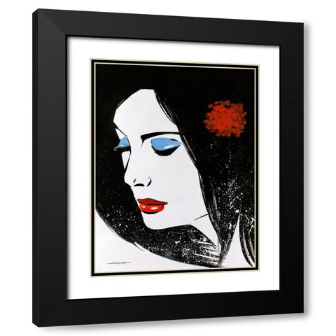 Sketchy Pop III Black Modern Wood Framed Art Print with Double Matting by Orme, E. Anthony