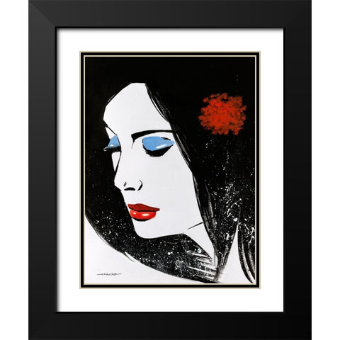 Sketchy Pop III Black Modern Wood Framed Art Print with Double Matting by Orme, E. Anthony