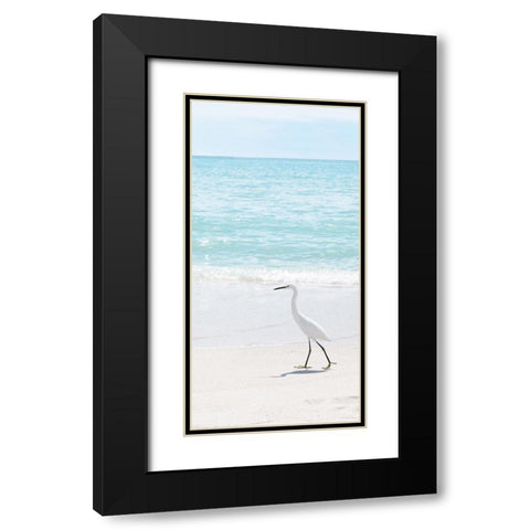 Summer Egret II Black Modern Wood Framed Art Print with Double Matting by Carpentieri, Natalie