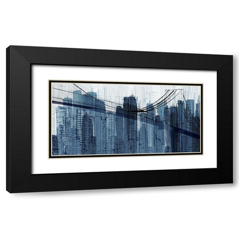The Other Side Black Modern Wood Framed Art Print with Double Matting by Jill, Susan