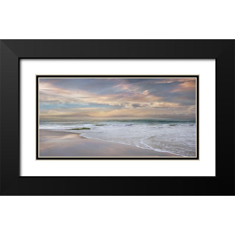 Soft Twilight Black Modern Wood Framed Art Print with Double Matting by Calascibetta, Mike