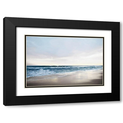 Shimmering Dawn Black Modern Wood Framed Art Print with Double Matting by Carpentieri, Natalie