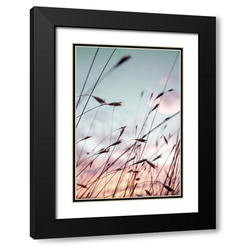 Falls Park Sunset Black Modern Wood Framed Art Print with Double Matting by Berhherm, Brent