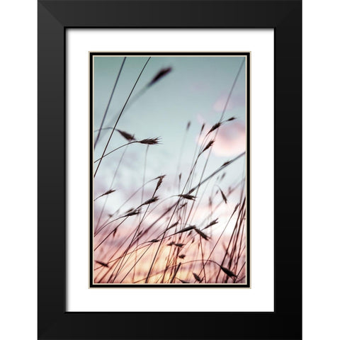Falls Park Sunset Black Modern Wood Framed Art Print with Double Matting by Berhherm, Brent