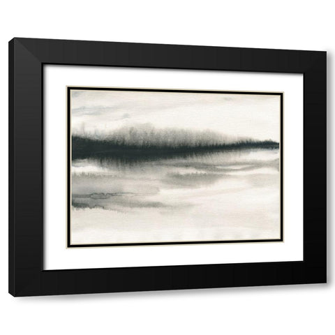 Marshland Mist Black Modern Wood Framed Art Print with Double Matting by Robinson, Carol