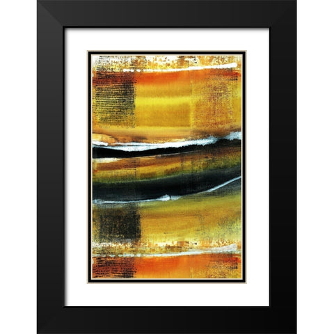 Desert Night II Black Modern Wood Framed Art Print with Double Matting by Jill, Susan