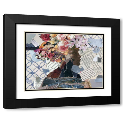 Contemplation I Black Modern Wood Framed Art Print with Double Matting by Robinson, Carol