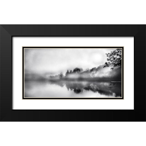 Soft Wonders Black Modern Wood Framed Art Print with Double Matting by Weisz, Irene