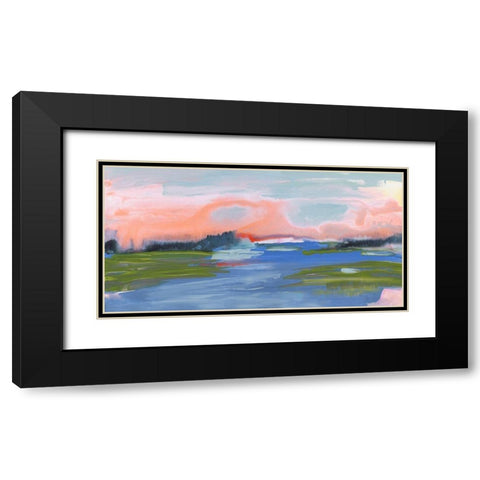 Kattskill Bay Black Modern Wood Framed Art Print with Double Matting by Jill, Susan