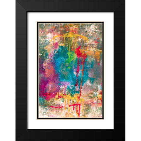 Summer Night II Black Modern Wood Framed Art Print with Double Matting by Jill, Susan