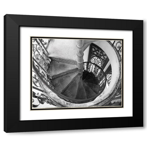 Palacio Black Modern Wood Framed Art Print with Double Matting by Wilson, Emily