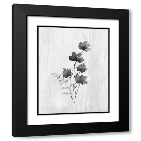 Neutral Meadow IV Black Modern Wood Framed Art Print with Double Matting by Knutsen, Conrad