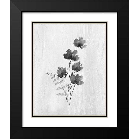 Neutral Meadow IV Black Modern Wood Framed Art Print with Double Matting by Knutsen, Conrad