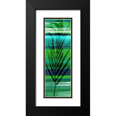 Seychelles Palm II Black Modern Wood Framed Art Print with Double Matting by Jill, Susan