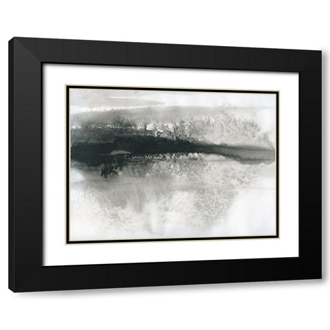 Lake Drama II Black Modern Wood Framed Art Print with Double Matting by Robinson, Carol