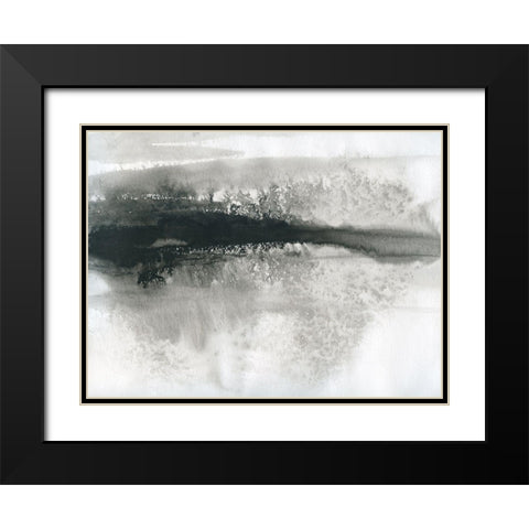 Lake Drama II Black Modern Wood Framed Art Print with Double Matting by Robinson, Carol