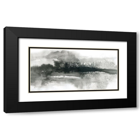 Dramatic Setting Black Modern Wood Framed Art Print with Double Matting by Robinson, Carol