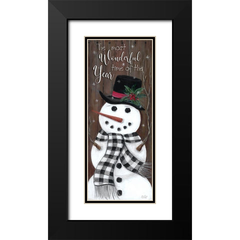 Most Wonderful Black Modern Wood Framed Art Print with Double Matting by Dunlap, Marilyn