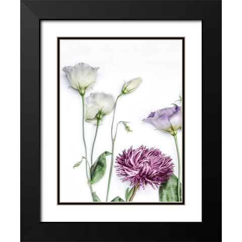Moderne Jardin II Black Modern Wood Framed Art Print with Double Matting by Weisz, Irene