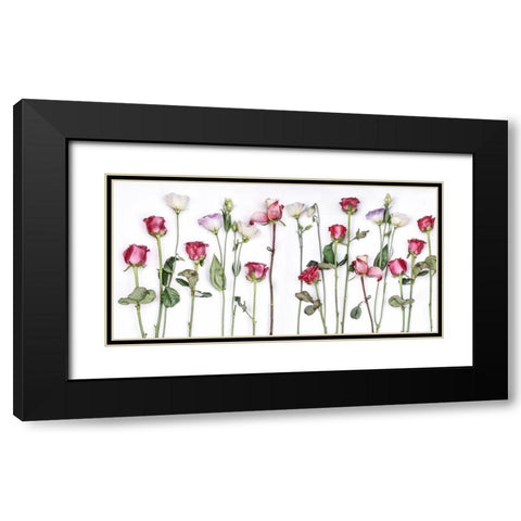 Rouge Moderne Panel Black Modern Wood Framed Art Print with Double Matting by Weisz, Irene