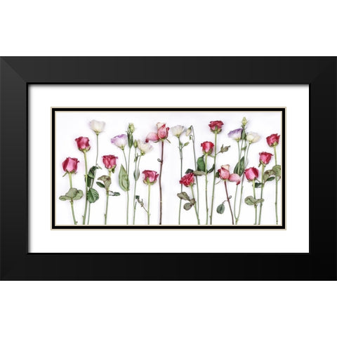 Rouge Moderne Panel Black Modern Wood Framed Art Print with Double Matting by Weisz, Irene