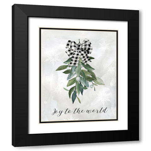 Spring of Love and Joy Black Modern Wood Framed Art Print with Double Matting by Robinson, Carol